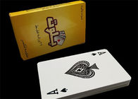 Waterproof Personalised PVC / Plastic Playing Cards Sets Casino Standard