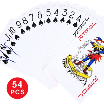 Wholesale Party Game Poker Cards 310gsm Black Core Paper Playing Cards Board Games For Adults