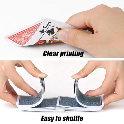 Waterproof PVC Poker Playing Cards High Quality Board Game Card With Box For Casino Adults Factory Direct Sale