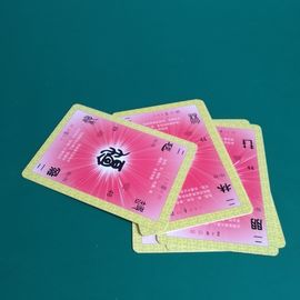 Plastic Custom Playing Cards CMYK Color Printing , Oracle Learning Card In Chinese Culture
